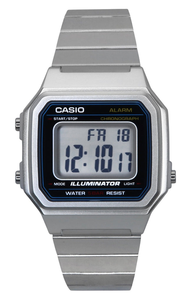 Casio Classic Vintage Illuminator Chronograph Alarm Digital B650WD-1A unisexklocka