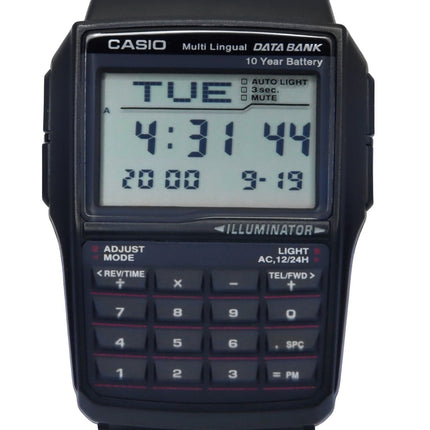 Casio Digital Data Bank 5 larm Flerspråkig DBC-32-1ADF DBC-32-1A herrklocka