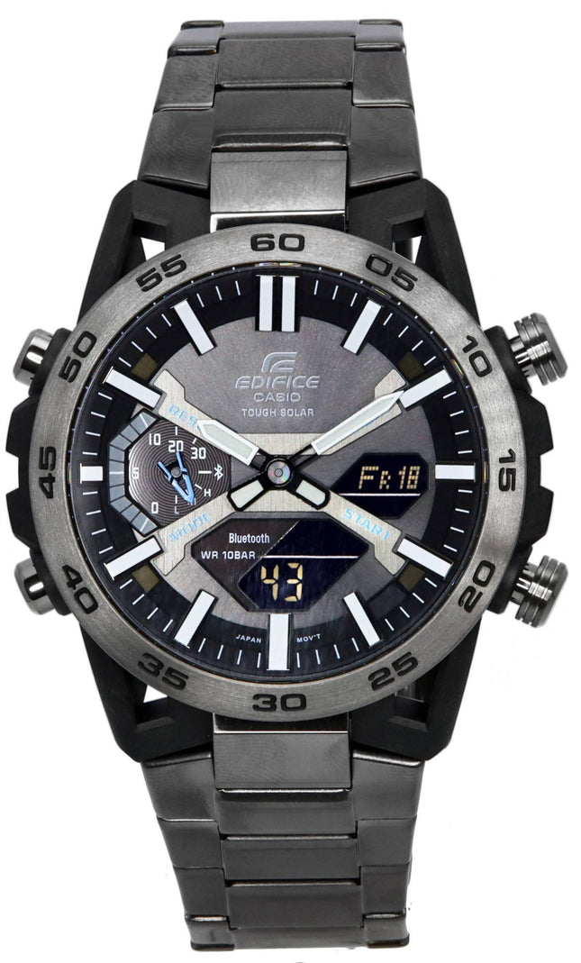 Casio Edifice Sospensione Analog Digital Solar ECB-2000DC-1A ECB2000DC-1 100m herrklocka