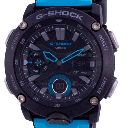 Casio G-Shock Standard Analog Digital Carbon Core Diver's GA-2000-1A2 GA2000-1A2 200M herrklocka