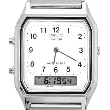 Casio Vintage Dual Time Analog Digital Quartz AQ-230A-7BMQ AQ230A-7BMQ unisexklocka