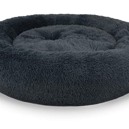 FURVEO - Universaali pehmosänky koirille ja kissoille, 60 cm - tummanharmaa