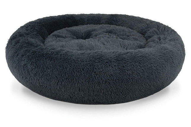 FURVEO - Universaali pehmosänky koirille ja kissoille, 60 cm - tummanharmaa