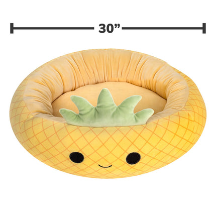 FURVEO - Squishmallows Pet Bed Maui The Pineapple, 75 cm