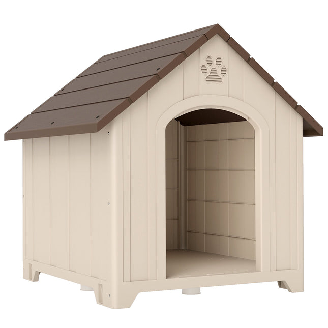 PAWROOM - Säänkestävä koirankoppi 88 x 79 x 89 cm, korotettu lattia