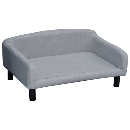 PAWROOM - Koirasohva Tyylikäs Lemmikkieläinsohva Päällyksellä & Puiset Jalat, 82X54X36Cm