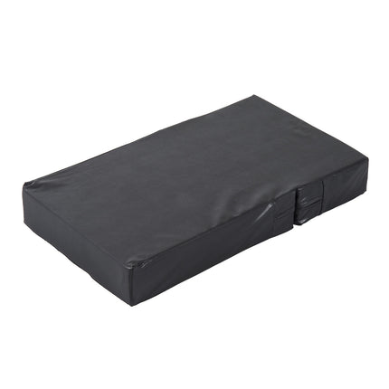 PAWROOM - Pet stairs with folding mat, 2 steps for dogs and cats, black