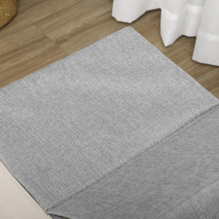 PAWROOM - Cat Cave Naarmuuntuvalla Pinnalla Ja Kaksoisovilla Pehmoinen Luola Tyynyllä Ja Lelupallolla, Polyesteri, Harmaa