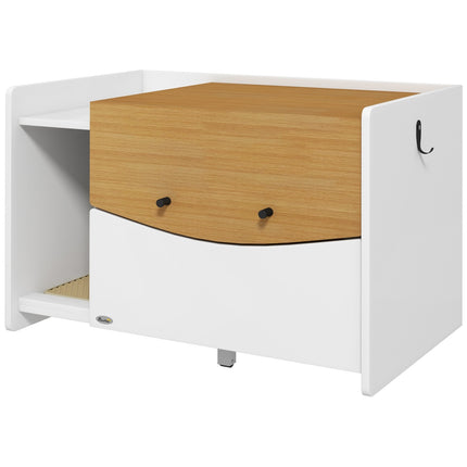 PAWROOM - Cat litter cabinet, oak, with pull-out drawer