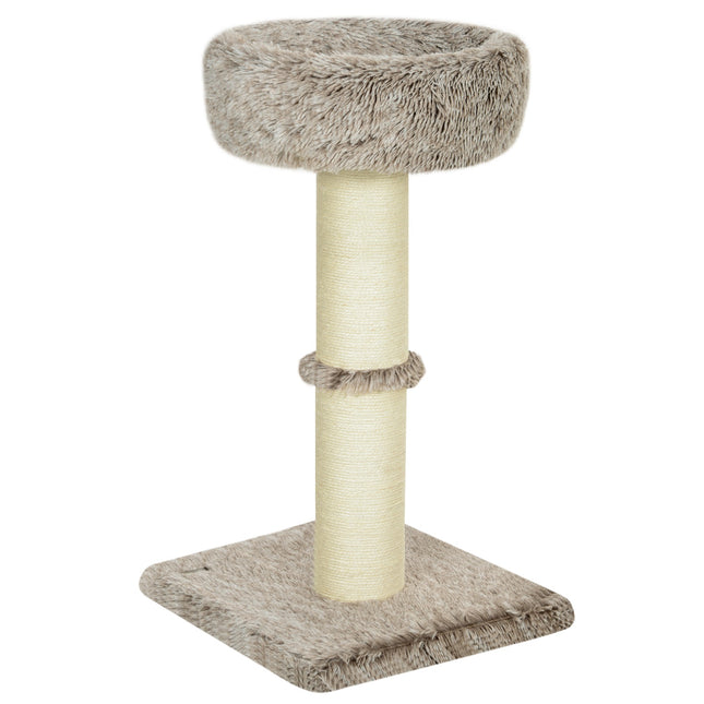 PAWROOM - Cat tree with bed - 87 cm high, sisal, for cats up to 6 kg