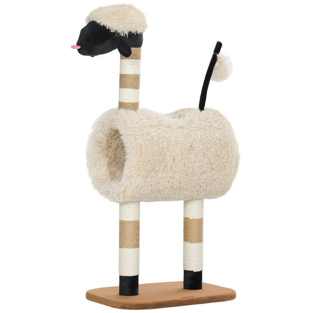 PAWROOM - Cat tree with scratching post, tunnel, for cats up to 5 kg