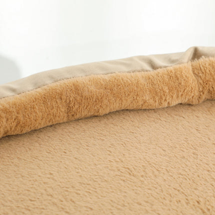 PAWROOM - Raapimispylväs 86 cm kissanpuu hyppytasolla, sänky, leikkipallo, kissan raapimispylväs juutista raapimistolppaa, kissoille 7 kg asti, kahvi