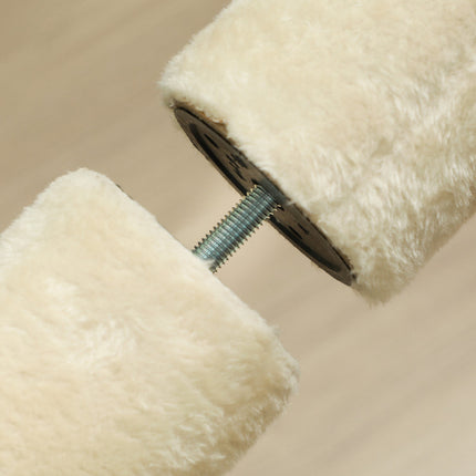 PAWROOM - Cat tree with high ceiling with platforms, 225-275 cm, cream
