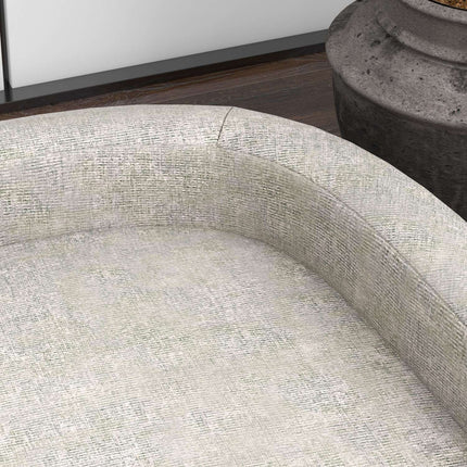 PAWROOM - Koirasohva, Lemmikkieläinsohva Kissasohva tyynyllä, Koiran sänky suurille koirille, Koiran sohva korotetulla muotoilulla, Koiran tuoli puisilla jaloilla, harmaa, 98 x 67 x 25 cm
