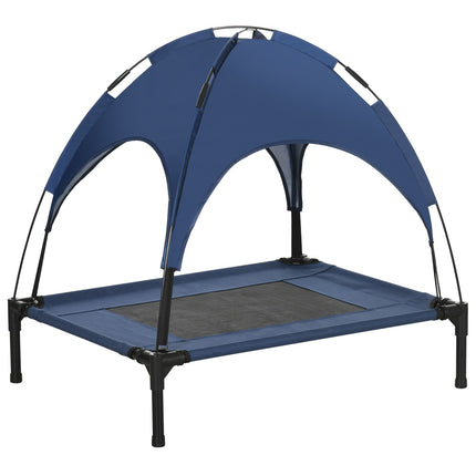 PAWROOM - Pet Bed Outdoor Katos Korotettu Mesh Uv-Suoja Tummansininen Keskikokoiset Koirat