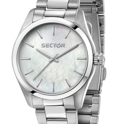 Sector 270 Just Time Rostfritt stål Pärlemorskiva Quartz R3253578510 Damklocka