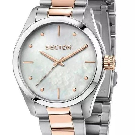 Sector 270 Just Time Two Tone Rostfritt Stål Silver Urtavla Quartz R3253578508 Damklocka