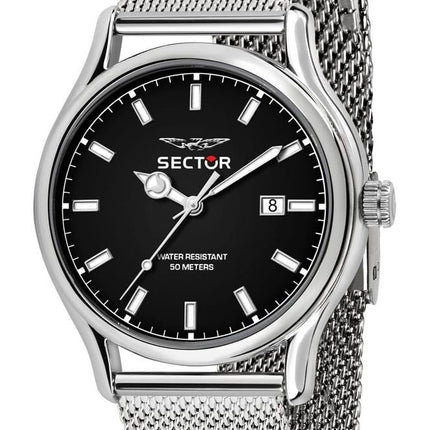 Sector 660 Multifunktion rostfritt stål svart urtavla Quartz R3253517023 herrklocka