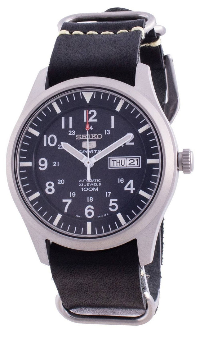Seiko 5 Sports Blue Dial Automatisk SNZG11K1-var-LS19 100M herrklocka