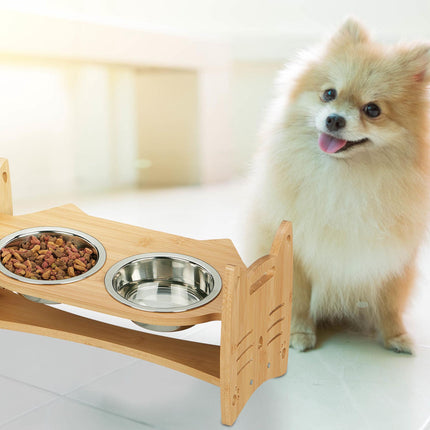 TASSORA - Height-adjustable feeding station for cats