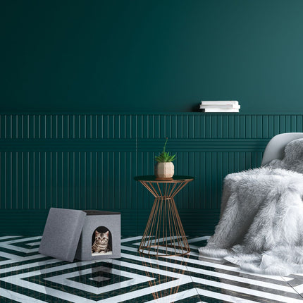 TASSORA - Collapsible cat pit light grey