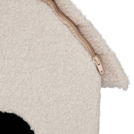TASSORA - Beige cat pit with scratching surface