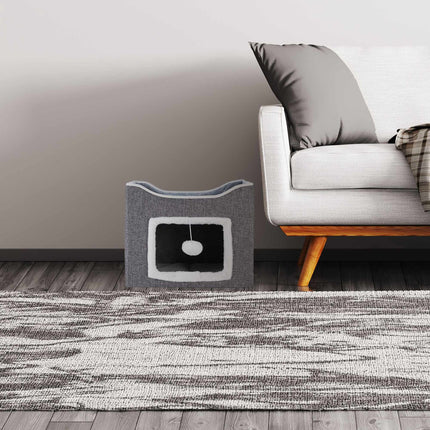 TASSORA - Collapsible cat pit in grey