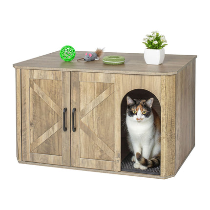 TASSORA - Cat Litter Cabinet - Discreet, Spacious, Multi-Functional
