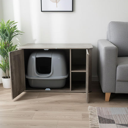 TASSORA - Cat Litter Cabinet - Discreet, Spacious, Multi-Functional