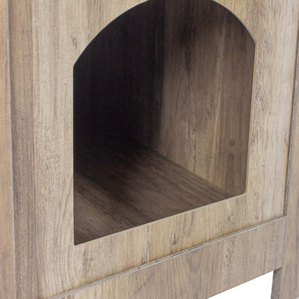 TASSORA - Cat Cabinet with Litter Tray Hideaway and Ventilation