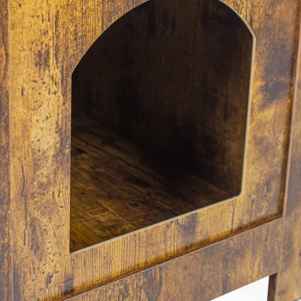 TASSORA - Cat Cabinet with Litter Tray Hideaway and Ventilation