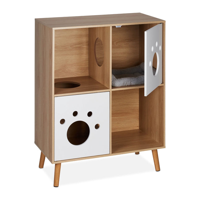 TASSORA - Cat cabinet with 4 compartments