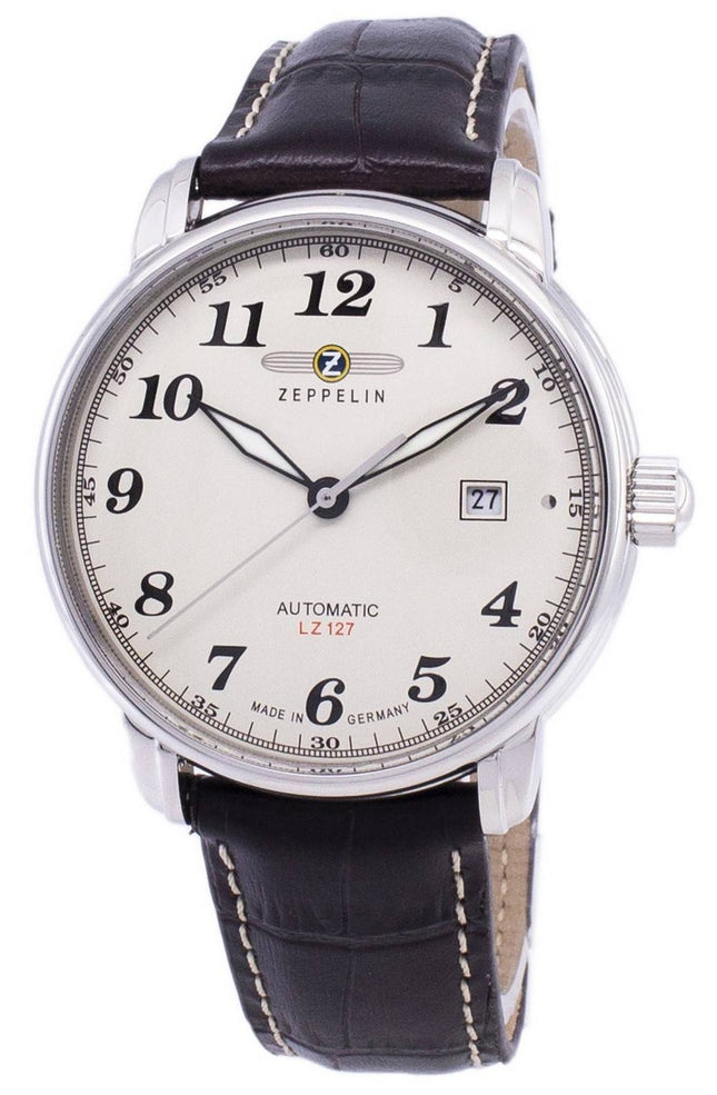 Zeppelin Series LZ127 Graf Automatic Germany Made 7656-5 76565 Herrklocka
